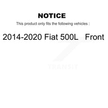 Load image into Gallery viewer, Front Disc Brake Rotors And Ceramic Pads Kit For 2014-2020 Fiat 500L