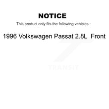 Load image into Gallery viewer, Front Disc Brake Rotors And Ceramic Pads Kit For 1996 Volkswagen Passat 2.8L