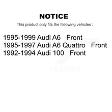 Load image into Gallery viewer, Front Disc Brake Rotors And Ceramic Pads Kit For Audi A6 Quattro 100