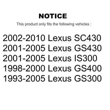 Charger l'image dans la galerie, Front Disc Brake Rotor &amp; Ceramic Pad Kit For Lexus GS300 SC430 IS300 GS400 GS430