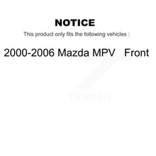 Load image into Gallery viewer, Front Disc Brake Rotors And Ceramic Pads Kit For 2000-2006 Mazda MPV