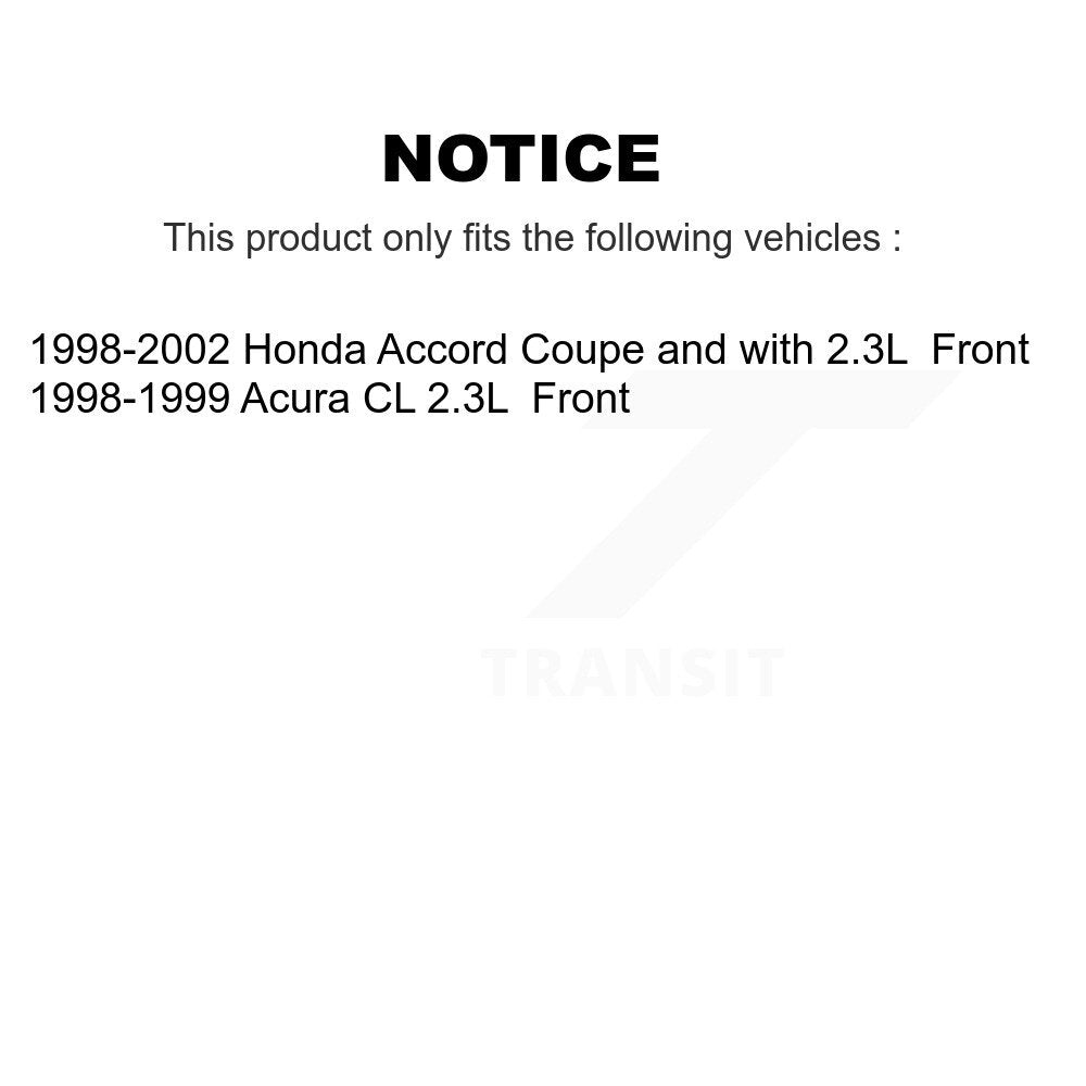 Front Disc Brake Rotors And Ceramic Pads Kit For Honda Accord Acura CL