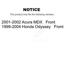 Load image into Gallery viewer, Front Disc Brake Rotors And Ceramic Pads Kit For Honda Odyssey Acura MDX