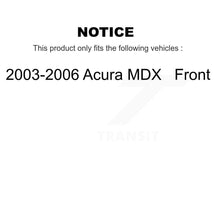 Charger l&#39;image dans la galerie, Front Disc Brake Rotors And Ceramic Pads Kit For 2003-2006 Acura MDX