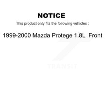 Load image into Gallery viewer, Front Disc Brake Rotors And Ceramic Pads Kit For 1999-2000 Mazda Protege 1.8L