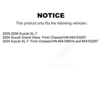 Load image into Gallery viewer, Front Disc Brake Rotors And Ceramic Pads Kit For Suzuki XL-7 Grand Vitara