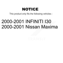 Charger l'image dans la galerie, [Front] 2000-2001 Nissan Maxima INFINITI I30 Premium OE Brake Rotors &amp; Ceramic Pads Kit For Max Braking