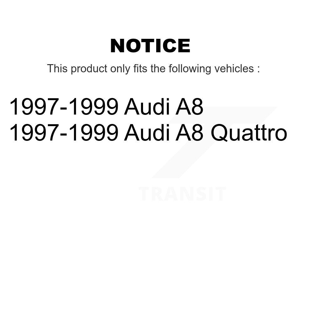 [Front] 1997-1999 Audi A8 Quattro Premium OE Brake Rotors & Ceramic Pads Kit For Max Braking