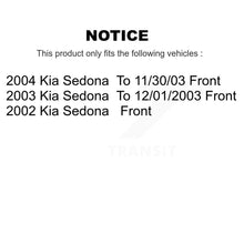 Charger l&#39;image dans la galerie, Front Disc Brake Rotors And Ceramic Pads Kit For Kia Sedona