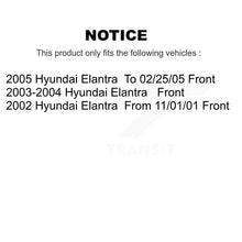 Load image into Gallery viewer, Front Disc Brake Rotors And Ceramic Pads Kit For Hyundai Elantra