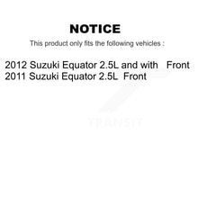 Load image into Gallery viewer, Front Disc Brake Rotors And Ceramic Pads Kit For Suzuki Equator