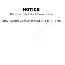 Load image into Gallery viewer, Front Disc Brake Rotor Ceramic Pad Kit For 2015 Hyundai Veloster Tech RE FLEX SE