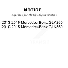Charger l'image dans la galerie, Front Disc Brake Rotors And Ceramic Pads Kit For Mercedes-Benz GLK350 GLK250
