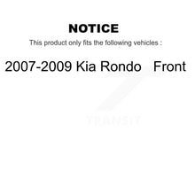 Charger l&#39;image dans la galerie, Front Disc Brake Rotors And Ceramic Pads Kit For 2007-2009 Kia Rondo