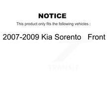 Charger l&#39;image dans la galerie, Front Disc Brake Rotors And Ceramic Pads Kit For 2007-2009 Kia Sorento