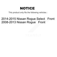 Charger l&#39;image dans la galerie, Front Disc Brake Rotors And Ceramic Pads Kit For Nissan Rogue Select