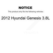 Load image into Gallery viewer, [Front] 2012 Hyundai Genesis 3.8L Premium OE Brake Rotors &amp; Ceramic Pads Kit For Max Braking