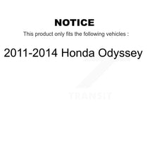 Load image into Gallery viewer, [Front] 2011-2014 Honda Odyssey Premium OE Brake Rotors &amp; Ceramic Pads Kit For Max Braking