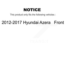 Load image into Gallery viewer, Front Disc Brake Rotors And Ceramic Pads Kit For 2012-2017 Hyundai Azera