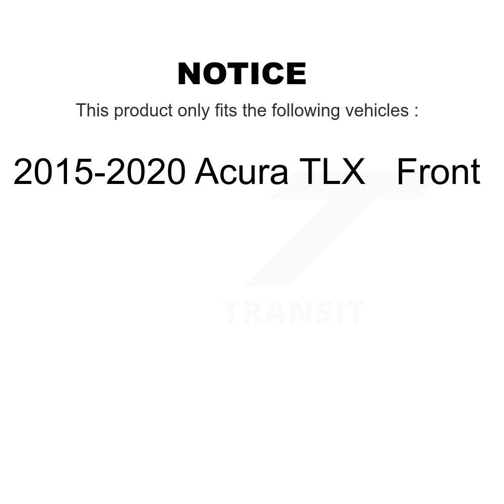 Front Disc Brake Rotors And Ceramic Pads Kit For 2015-2020 Acura TLX