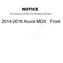 Load image into Gallery viewer, Front Disc Brake Rotors And Ceramic Pads Kit For 2014-2016 Acura MDX