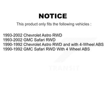 Charger l'image dans la galerie, Front Disc Brake Rotors Hub And Ceramic Pads Kit For Chevrolet Astro GMC Safari