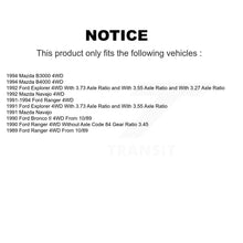 Load image into Gallery viewer, Front Brake Rotors Ceramic Pad Kit For Ford Ranger Explorer Mazda B4000 B3000 II