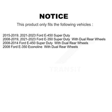 Load image into Gallery viewer, Front Disc Brake Rotor Ceramic Pad Kit For Ford E-350 Super Duty E-450 Econoline