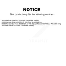 Load image into Gallery viewer, Front Rear Brake Rotors Ceramic Pad Kit For Chevrolet Silverado 2500 HD Suburban
