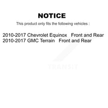 Load image into Gallery viewer, Front Rear Disc Brake Rotors &amp; Ceramic Pad Kit For Chevrolet Equinox GMC Terrain
