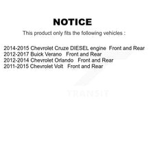 Load image into Gallery viewer, [Front+Rear] 2012-2013 Buick Verano Premium OE Brake Rotors &amp; Ceramic Pads Kit For Max Braking