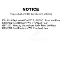 Load image into Gallery viewer, Front Rear Disc Brake Rotor And Ceramic Pad Kit For Ford Ranger Explorer Mercury