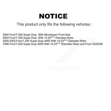 Load image into Gallery viewer, Front Rear Disc Brake Rotors And Ceramic Pads Kit For Ford F-250 Super Duty