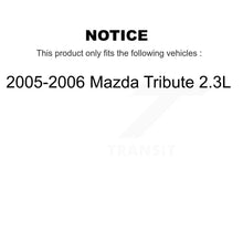 Load image into Gallery viewer, Front Rear Disc Brake Rotors &amp; Ceramic Pad Kit For Mazda Tribute Mercury Mariner