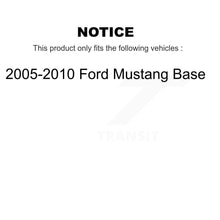 Charger l'image dans la galerie, Rotors de frein à disque avant et arrière et kit de plaquettes en céramique pour Ford Mustang Base 2005-2010 