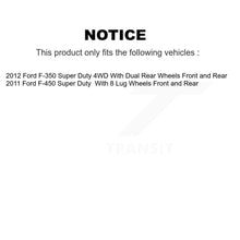 Load image into Gallery viewer, [Front+Rear] 2012 Ford F-350 Super Duty 4WD Premium OE Brake Rotors &amp; Ceramic Pads Kit For Max Braking