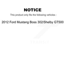 Load image into Gallery viewer, Front Rear Brake Rotor Ceramic Pad Kit For 12 Ford Mustang Boss 302 Shelby GT500