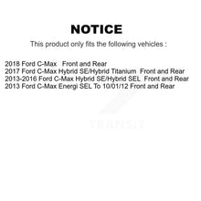 Load image into Gallery viewer, Front Rear Disc Brake Rotors And Ceramic Pads Kit For Ford C-Max