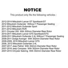 Load image into Gallery viewer, Front Rear Brake Rotor &amp; Ceramic Pad Kit For Jeep Patriot Compass Chrysler Dodge