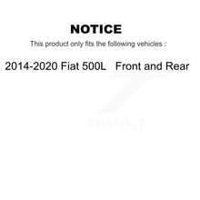 Load image into Gallery viewer, [Front+Rear] 2014-2020 Fiat 500L Premium OE Brake Rotors &amp; Ceramic Pads Kit For Max Braking