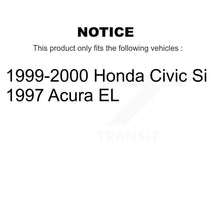 Load image into Gallery viewer, Front Rear Disc Brake Rotors And Ceramic Pads Kit For Honda Civic Acura EL