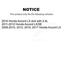 Load image into Gallery viewer, Front Rear Disc Brake Rotors And Ceramic Pads Kit For Honda Accord