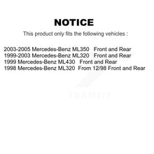 Load image into Gallery viewer, Front Rear Disc Brake Rotors Ceramic Pad Kit For Mercedes-Benz ML320 ML350 ML430