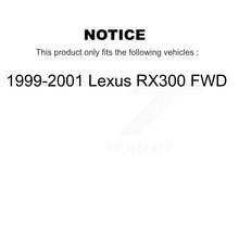 Charger l'image dans la galerie, [Front+Rear] 1999-2001 Lexus RX300 FWD Premium OE Brake Rotors &amp; Ceramic Pads Kit For Max Braking