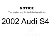 Load image into Gallery viewer, Front Rear Disc Brake Rotors And Ceramic Pads Kit For 2002 Audi S4