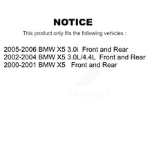 Load image into Gallery viewer, Front Rear Disc Brake Rotors And Ceramic Pads Kit For BMW X5