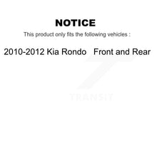 Load image into Gallery viewer, [Front+Rear] 2010-2012 Kia Rondo Premium OE Brake Rotors &amp; Ceramic Pads Kit For Max Braking