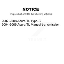 Charger l'image dans la galerie, Front Rear Disc Brake Rotors And Ceramic Pads Kit For Acura TL