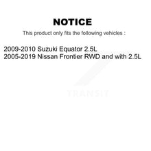 Charger l'image dans la galerie, Front Rear Brake Rotor &amp; Ceramic Pad Kit For Nissan Frontier Suzuki Equator 2.5L