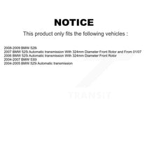 Charger l'image dans la galerie, Front Rear Disc Brake Rotors And Ceramic Pads Kit For BMW 530i 525i 528i